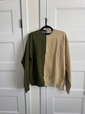 La Detresse The Lovers Gemini Colorblock Sweatshirt